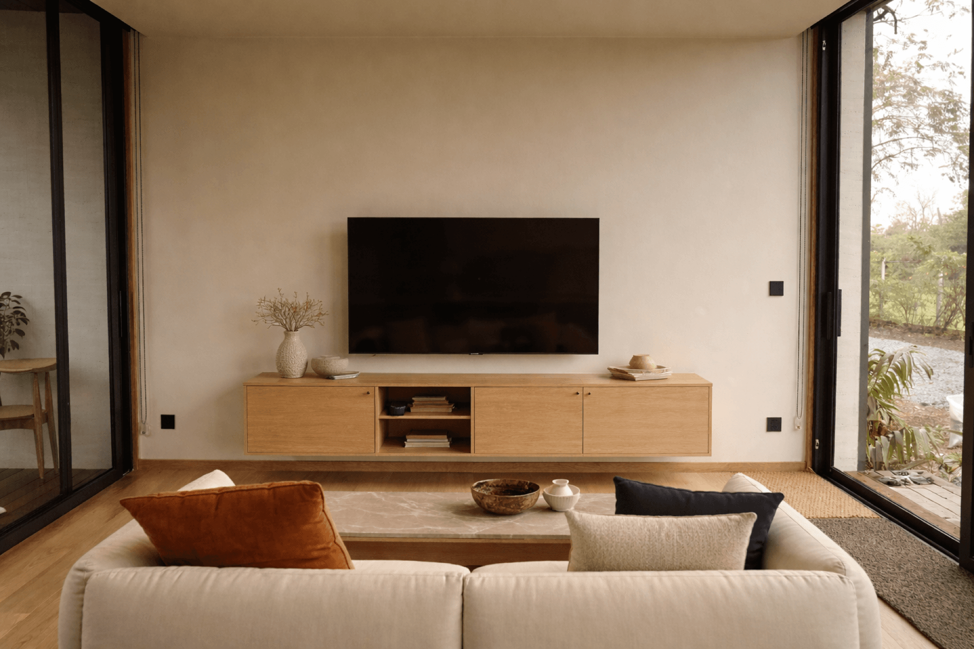 Modern prefab home exterior